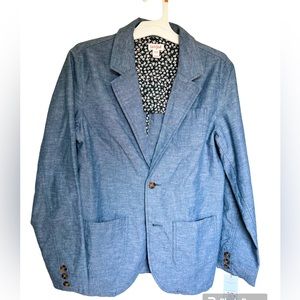 Cat & Jack Light blue Chambray formal Blazer Jacket